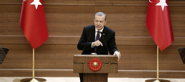 Erdoğan muhtarlar buluşmasında