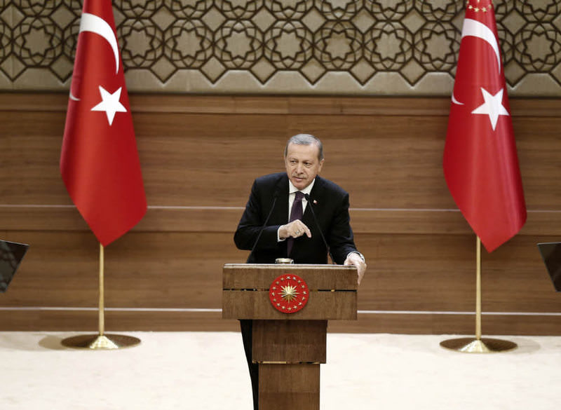 Erdoğan muhtarlar buluşmasında