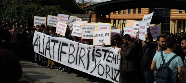 Şehir Üniversitesi öğrencilerinden protesto