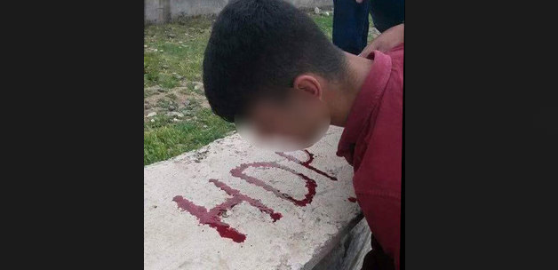 Dövdükleri çocuğun kanıyla HDP yazdılar!