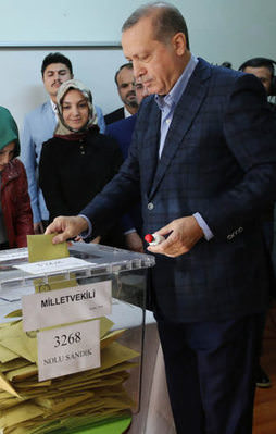 Cumhurbaşkanı Erdoğan oyunu kullandı