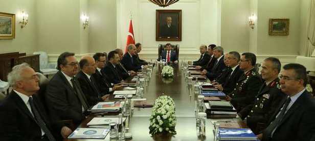 Davutoğlu başkanlığında kritik zirve