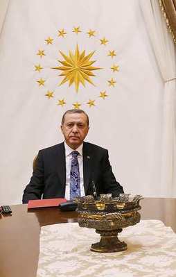 Beştepe'de sürpriz görüşme