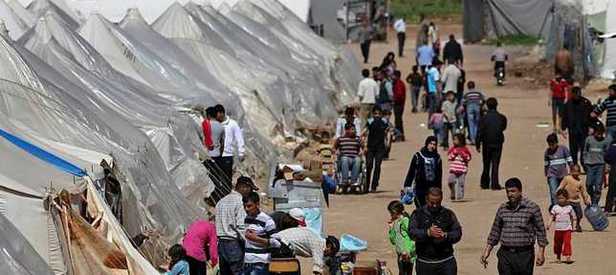 Suriye’de çadır kente füze