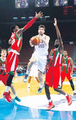 Anadolu Efes Kaf-Kaf'ın rütbesini söktü!