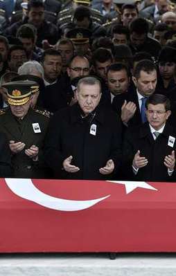 Şehit astsubay Ertan'a veda