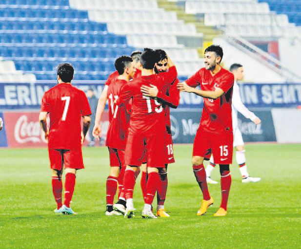 U21'de Güney Kıbrıs'ı farklı yendik: 3-0