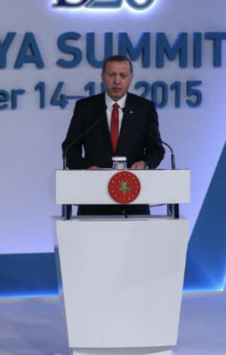 Cumhurbaşkanı Erdoğan B-20 Oturumu'nda konuştu