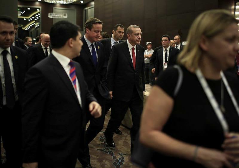 Erdoğan, David Cameron ile bir araya geldi!