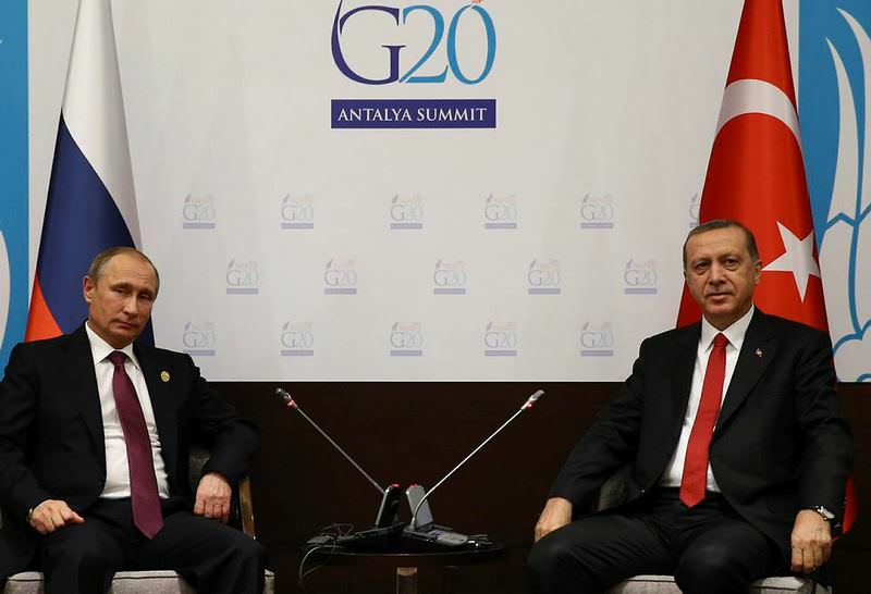 Cumhurbaşkanı Erdoğan Putin ile görüştü