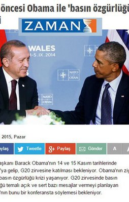 Zaman'ın yalanı elinde patladı