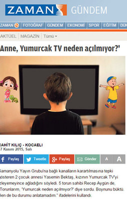 Zaman'da çocuk üzerinden istismar