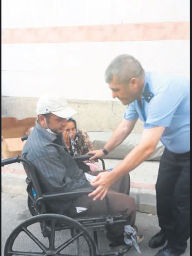 Zabıtayı gördü ayaklandı!