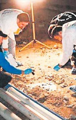 AKM'den insan kemikleri çıktı