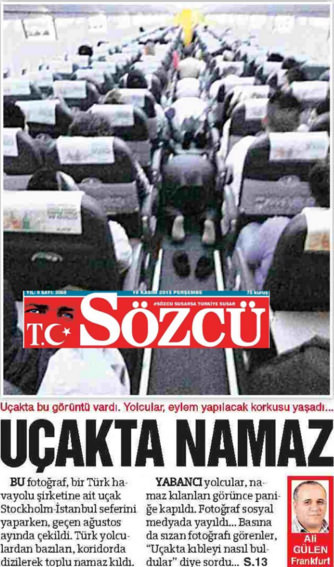 Sözcü'den aşağılık haber!