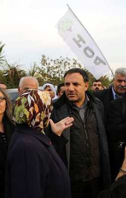 Yaşlı kadından HDP'lilere tepki