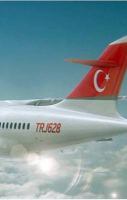 Turbojet tamam sıra uçak gövdesinde
