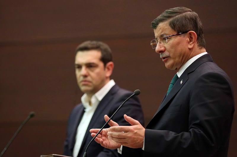 Davutoğlu cevap yazdı Çipras sildi