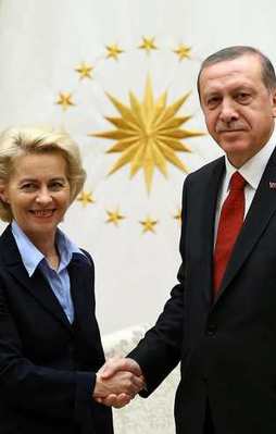 Erdoğan, Almanya Savunma Bakanı'nı kabul etti