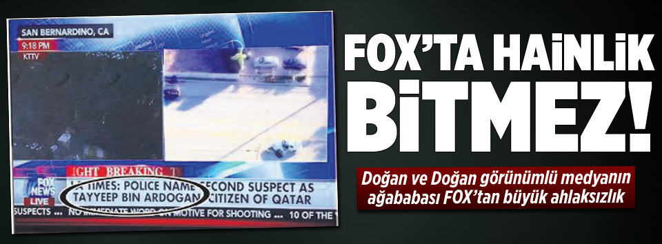 FOX'ta hainlik bitmez