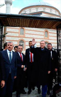 Erdoğan'a sevgi seli