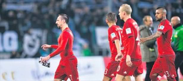 Namağlup Bayern dağıldı: 1-3