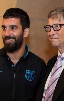 Arda Turan Bill Gates ile buluştu