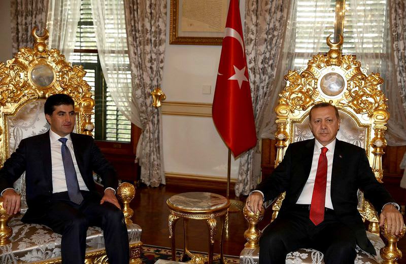 Erdoğan ile Barzani terörle mücadeleyi görüştü