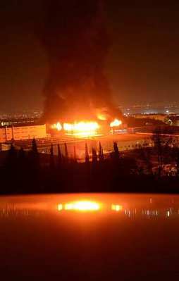 Bursa'da fabrika yangını