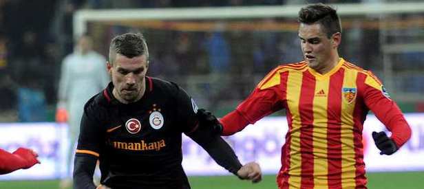 Galatasaray Kayseri deplasmanında 1 puan aldı