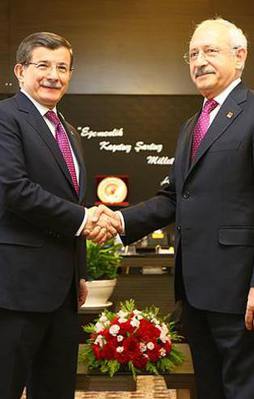 Davutoğlu ile Kılıçdaroğlu bir araya geldi