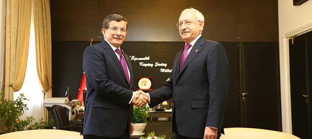 Davutoğlu-Kılıçdaroğlu görüşmesi başladı