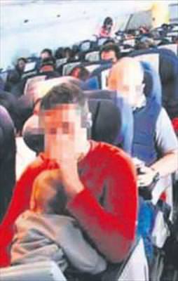 Uçak sapığına tahliye