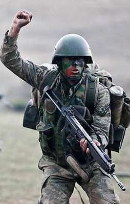 Türk askeri birliğine saldırı