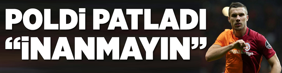 Poldi’den G.Saray taraftarına müjde