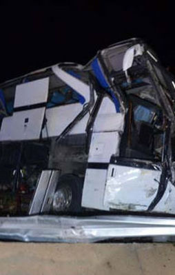 Otobüs faciası: 8 ölü, 42 yaralı