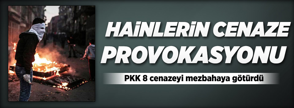 PKK 8 cenazeyi mezbahaya götürdü
