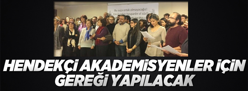 YÖK o bildiriyle alakalı gereğini yapacak