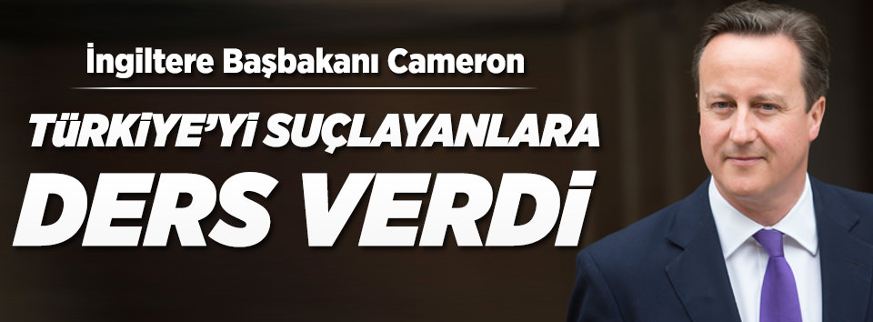 Cameron’dan Türkiye açıklaması