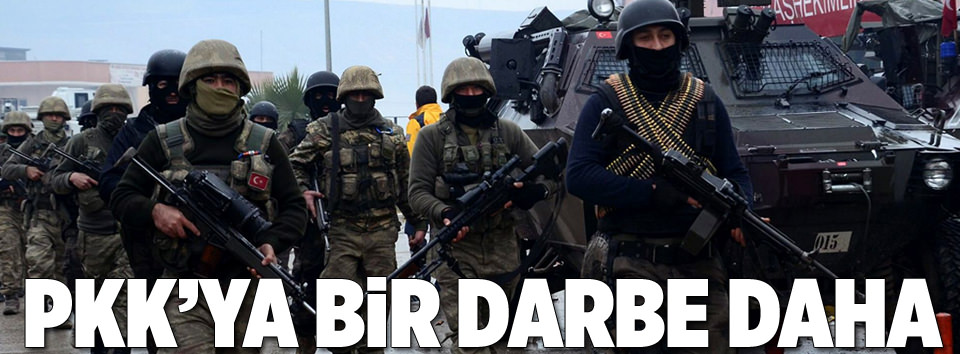 PKK’ya bir darbe daha