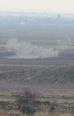 Türk karakoluna taciz ateşi