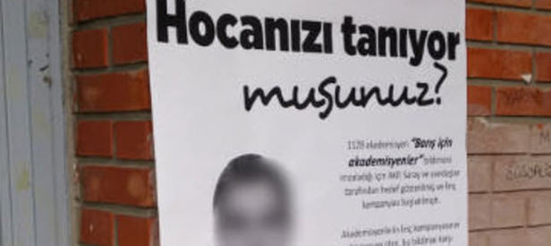 Terör karşıtı bildiriye imza atan profesöre fişleme