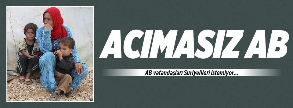 Almanya Suriyelileri istemiyor!