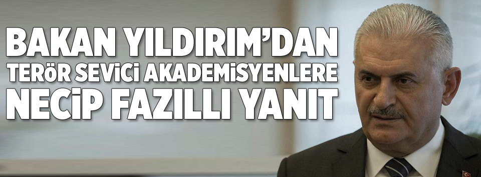 1100 akademisyene Necip Fazıllı cevap