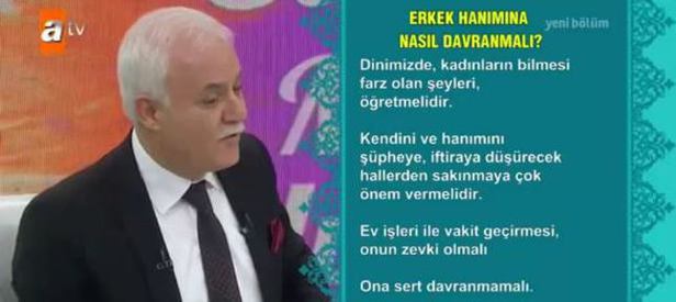 Nihat Hoca’dan evli çiftlere tavsiye!