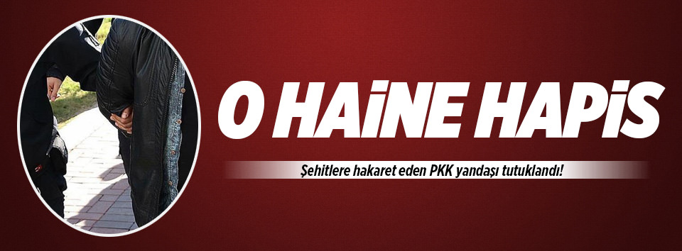 Şehit polislere hakaret eden kişi tutuklandı