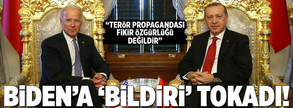 Erdoğan Biden’ı kabul etti