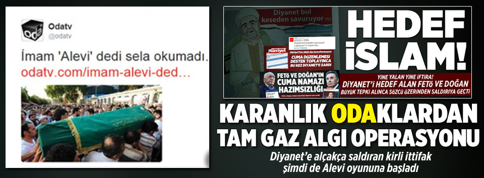 Şimdi de Aleviler üzerinden saldırıya geçtiler!