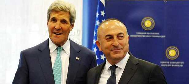 Çavuşoğlu, ABD Dışişleri Bakanı Kerry ile görüştü