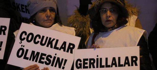 PKK sevici dernekten Gerillalar ölmesin eylemi